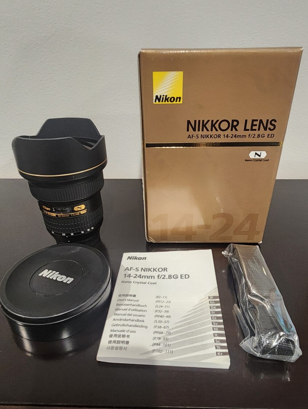 Nikon AF-S NIKKOR 14-24mm f/2.8G ED Wide-Angle Lens - Black